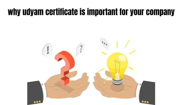 importance of udyam certificate